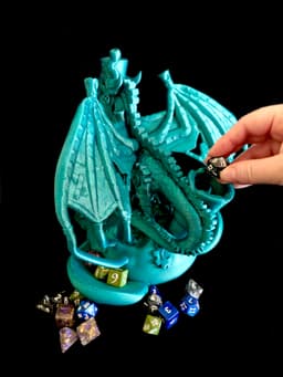 Steampunk Dragon Dicetower (Personal Use) 3d model