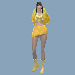 Beautiful Model Woman v2 3d model