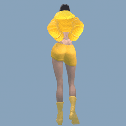 Beautiful Model Woman v2 3d model