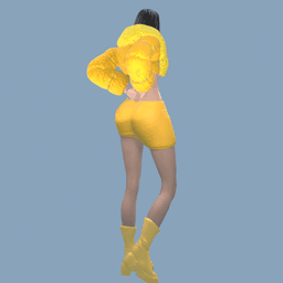 Beautiful Model Woman v2 3d model