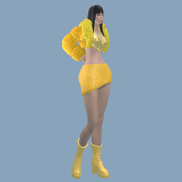 Beautiful Model Woman v2 3d model