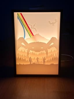 Arc Raiders Light Box Book Nook Lamp 3d model