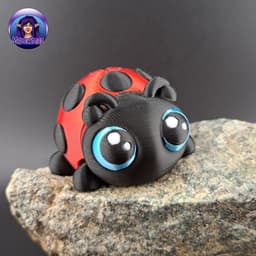 Ladybug Puff - Exclusive Model 3d model