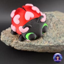 Ladybug Puff - Exclusive Model 3d model