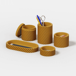 OON Collection - Desk Organizer Set 3d model