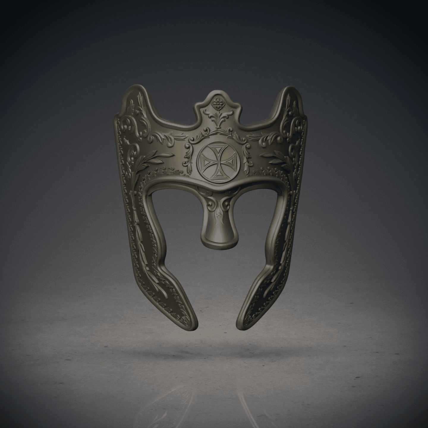 Roman Emperor Mask -"Emperor" (Sculptober Day 12) 3d model