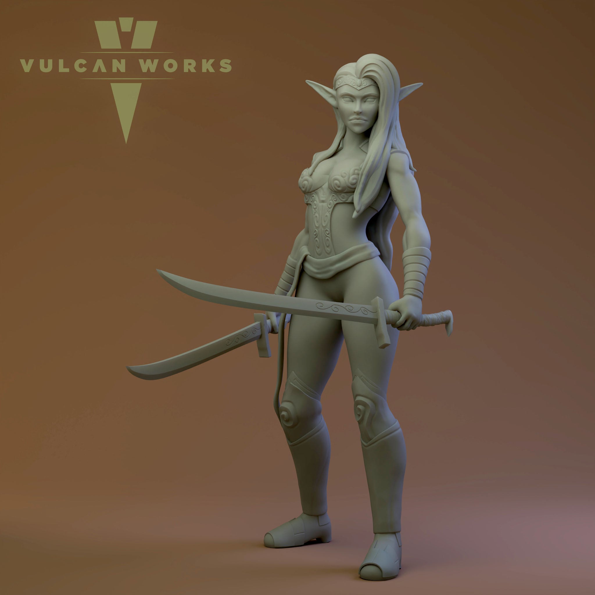 Phera Feyswalker | Elf Fighter 3d model