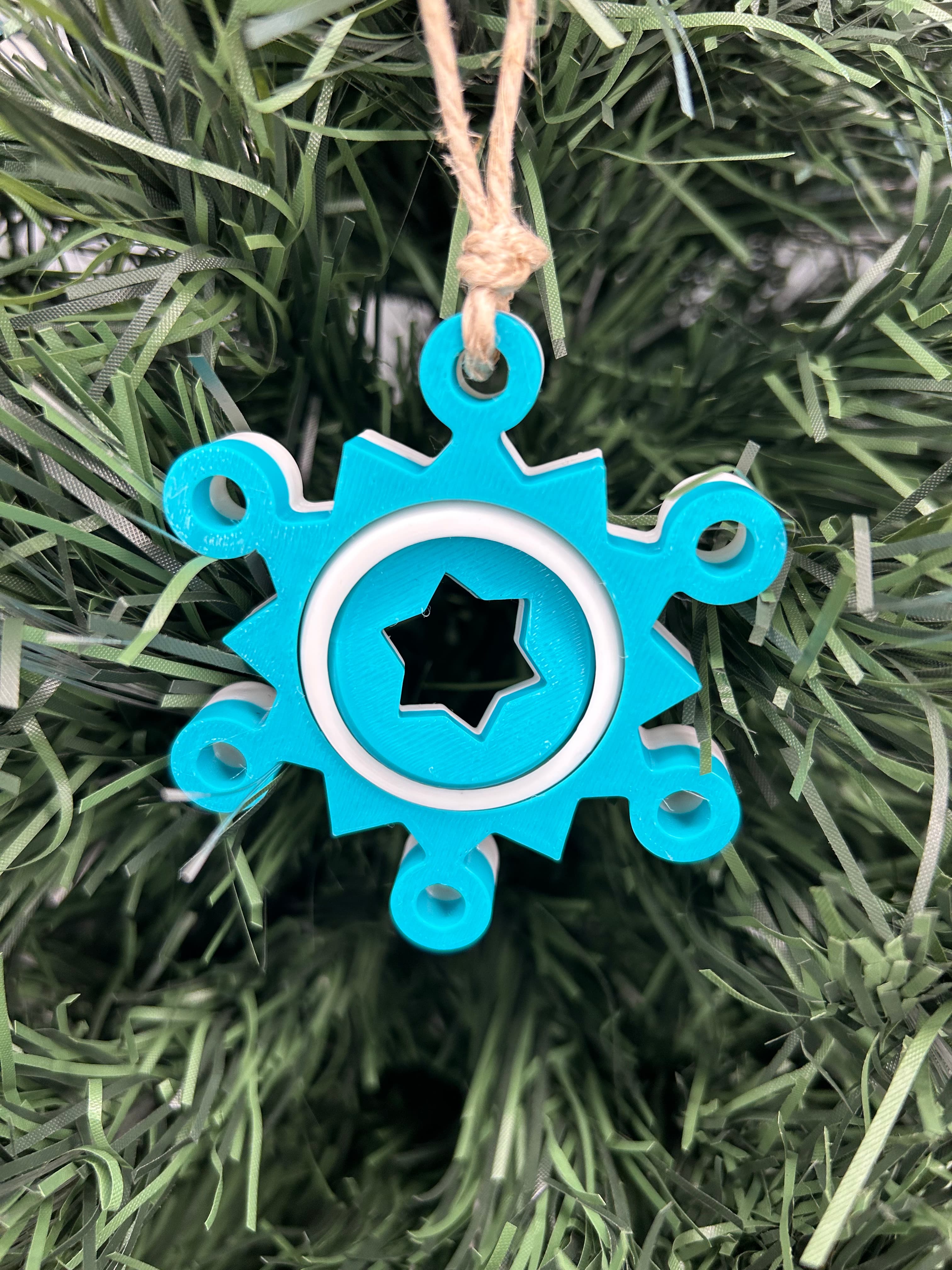 Gyro Snowflake Star 3d model