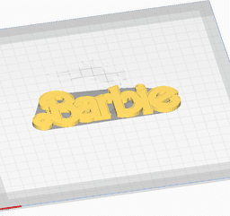 BARBIE - KEYCHAIN 3d model