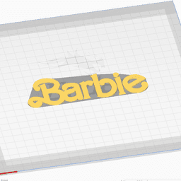 BARBIE - KEYCHAIN 3d model