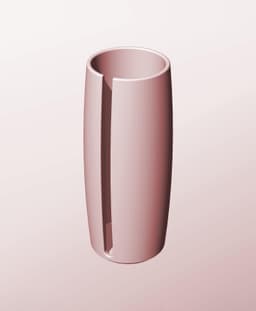 CR68-200-S Modular Stacking slotted container for home decor 3d model