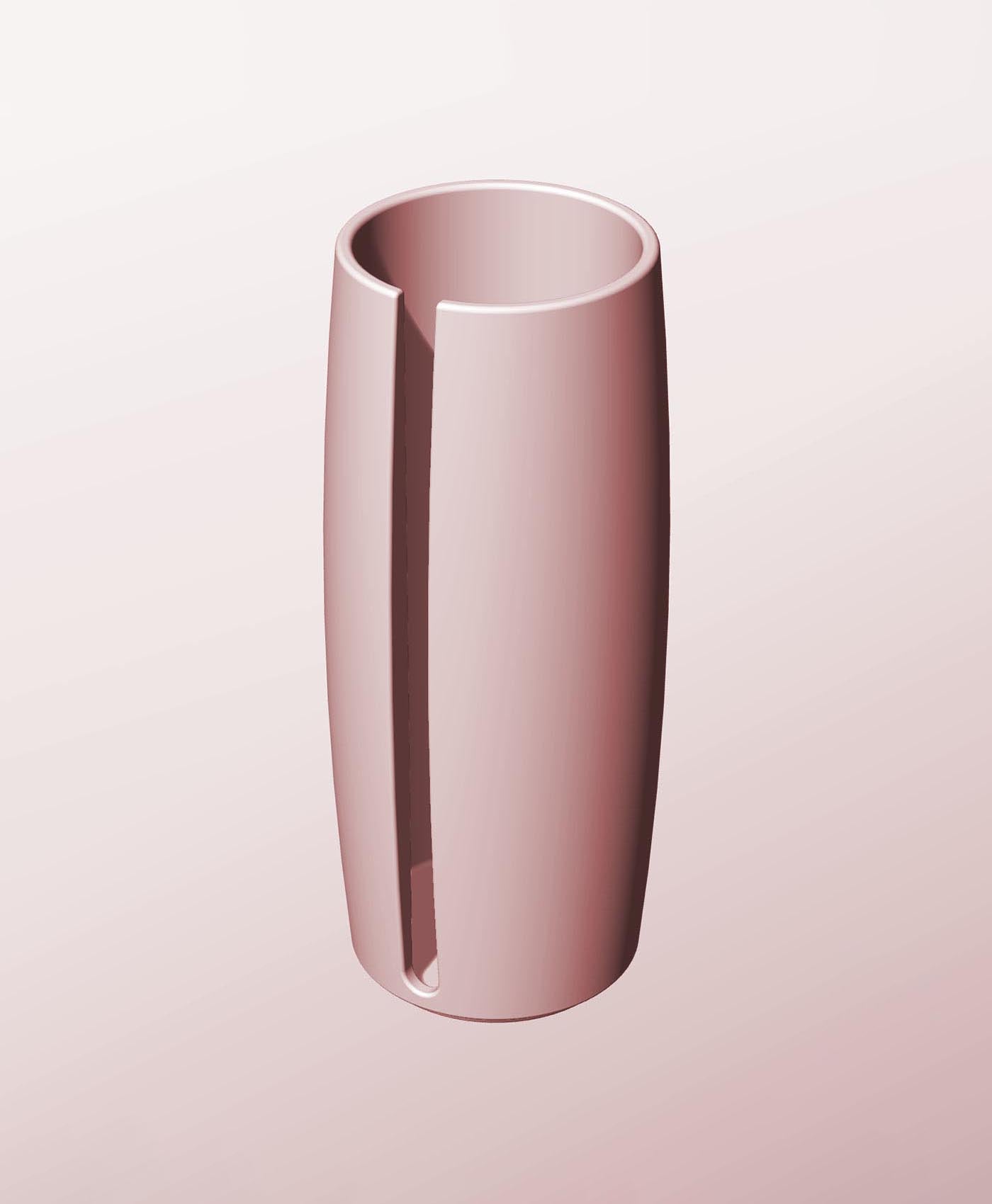 CR68-200-S Modular Stacking slotted container for home decor 3d model