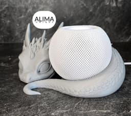compatible HomePod mini - lying baby dragon 3d model