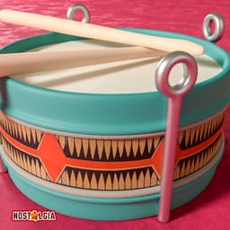 Drum Vintage Soviet Toy 3d model