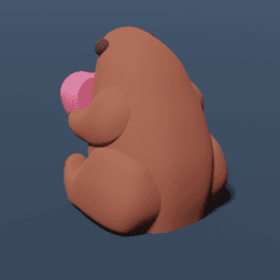 VALENTINO - THE VALENTINE BEAR - SELF ASSEMBLE 3d model