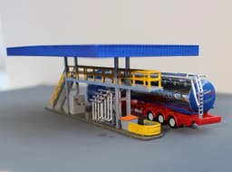 N Scale Tank Truck Loading Platform Top 3d model