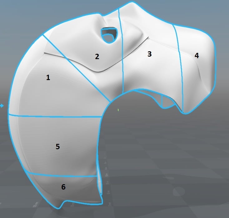 Deadpool Mask 3d model