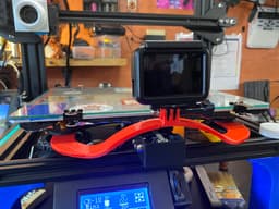 CR-10 mini handle with gopro mount 3d model