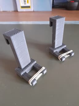 caliper holder with hook 3d model