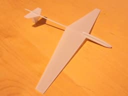 Slope Glider for Hand and Rubber Band Start 3d model