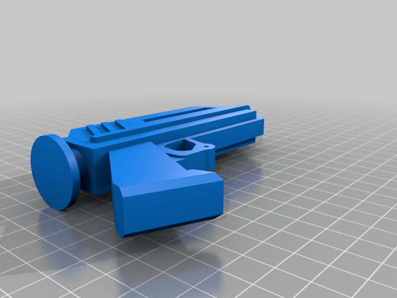 DC-17 Blaster Pistol 3d model
