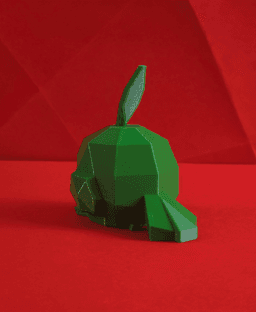 Natu Low Poly Pokemon 3d model