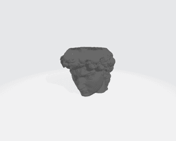 David pencil holder 3d model