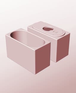 CX68-95-P Modular Stacking pierced container for home decor 3d model