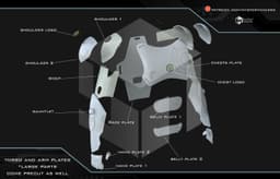 Murderbot armor 3d model