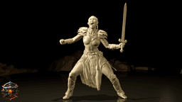 Liora Everflame of The Obsidian Circle 3d model