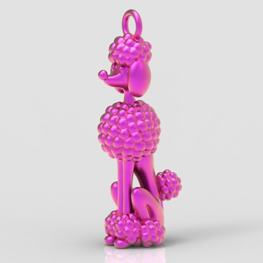 POODLE PENDANT 3d model