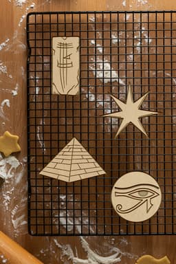 Egpyt Set Cookie Cutter, Biscuit Cutter 3d model
