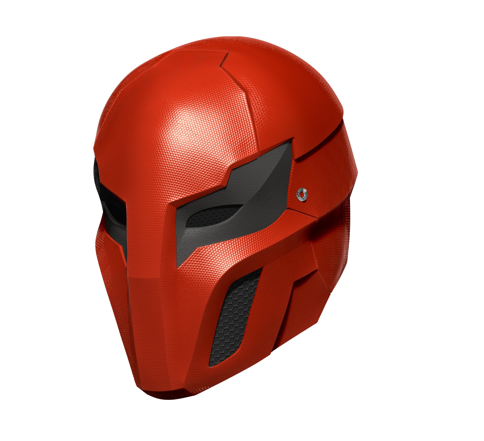 Red Hood Helmet 3d model
