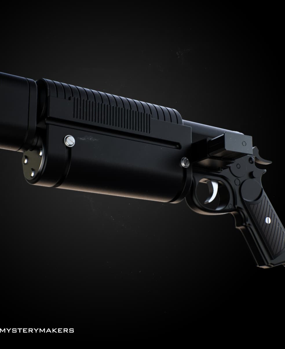K-16 Bryar pistol 3d model