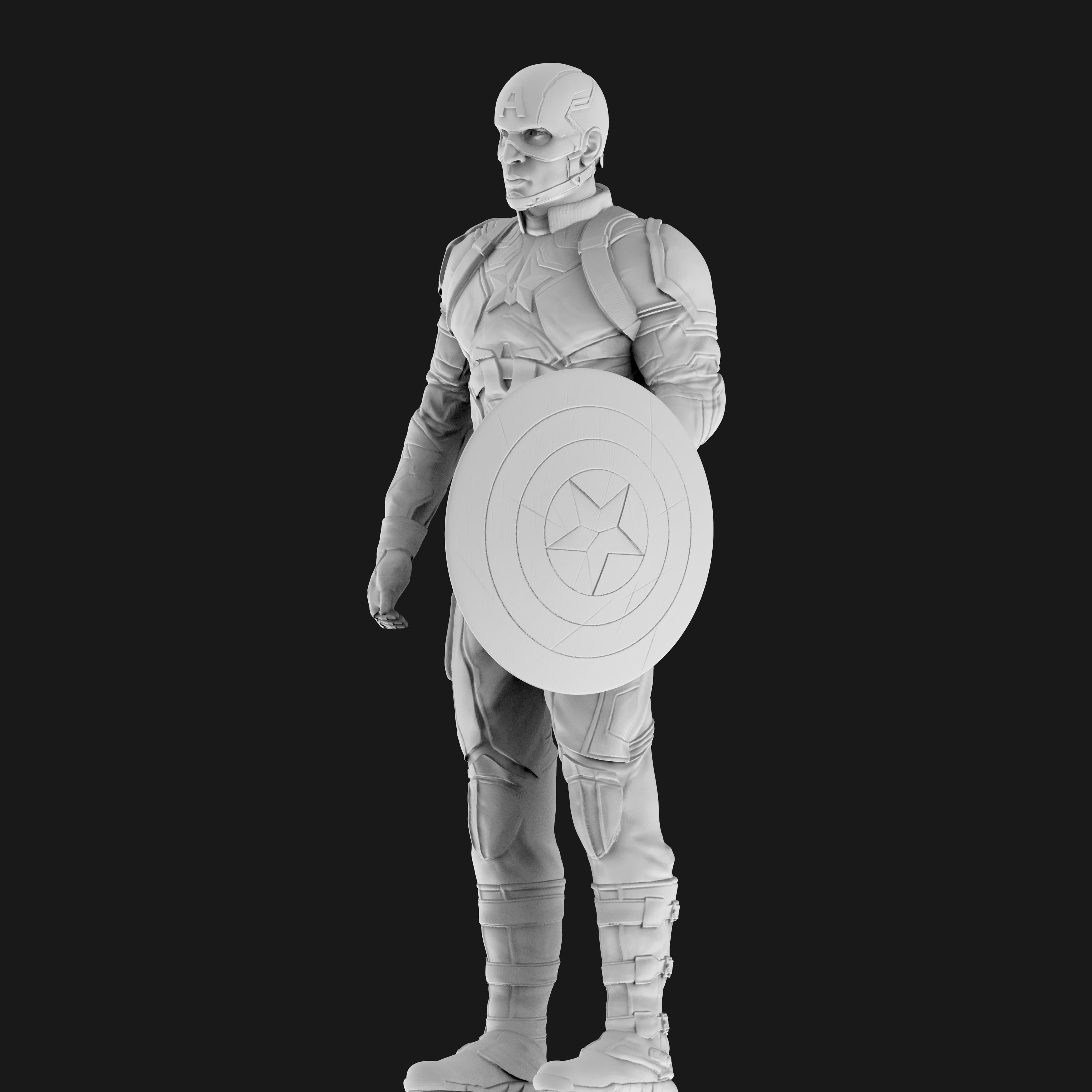 Captain America.stl 3d model