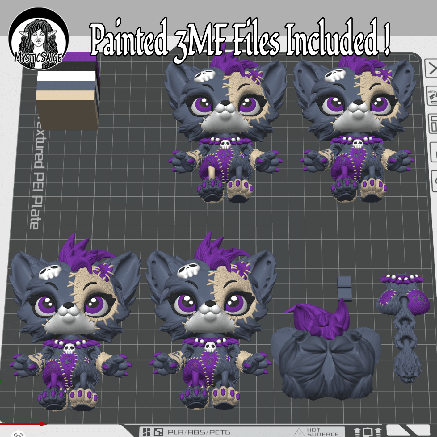 Lupa Patchwork Doll 3d model