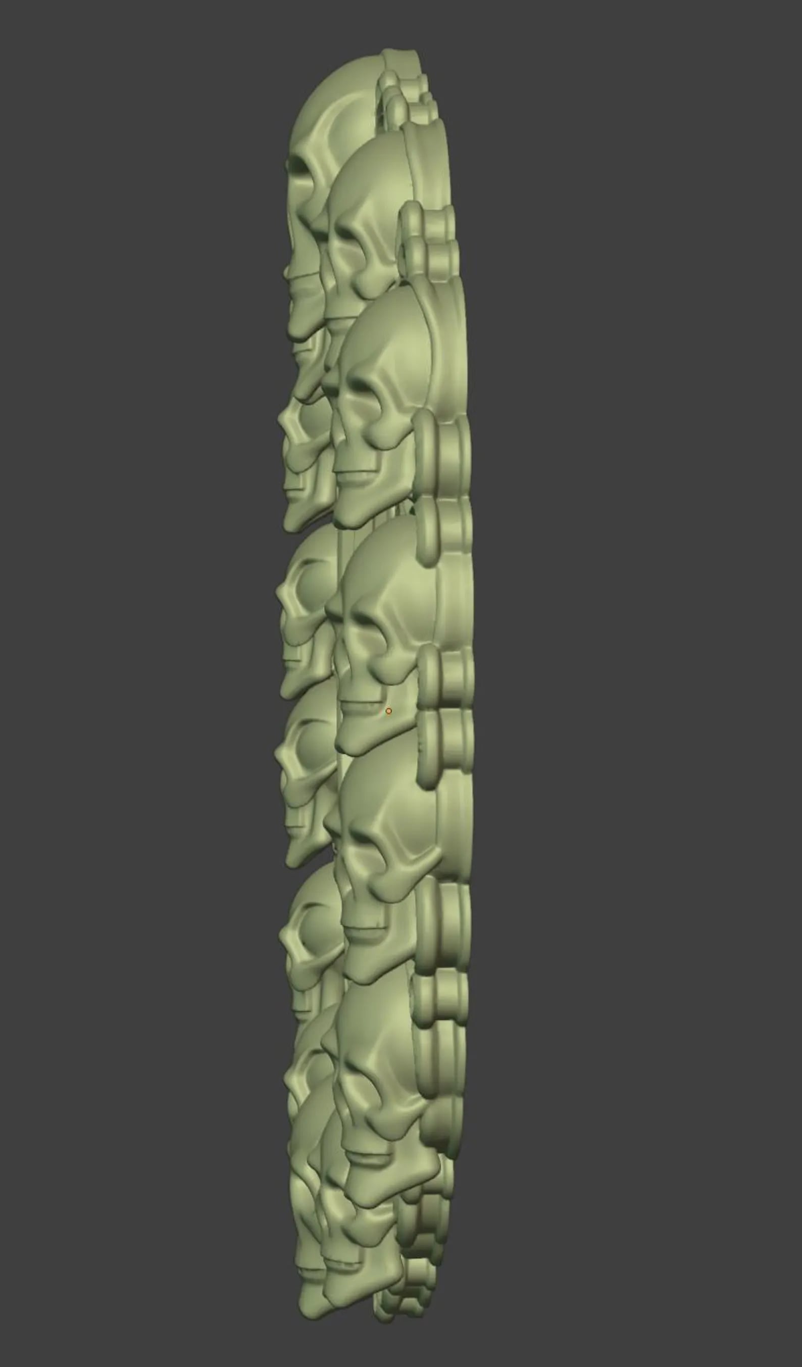 Skulls Frame 3d model