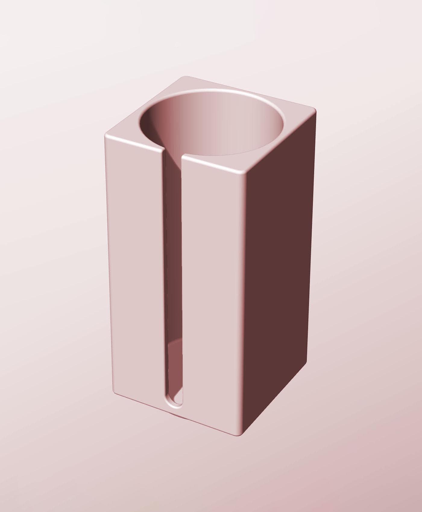 CS68-150-S Slotted container modular stackable module bin box 3d model