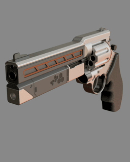 KAHN-.357 revolver | Payday 2 3d model