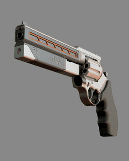 KAHN-.357 revolver | Payday 2 3d model