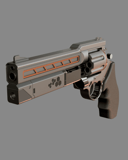KAHN-.357 revolver | Payday 2 3d model