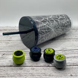 Cauldron Straw Topper Version 2 3d model