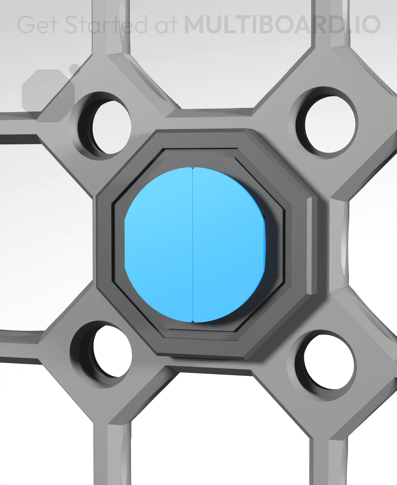 Bolt-Locked Insert - Lite Fix Point (Folded) 3d model