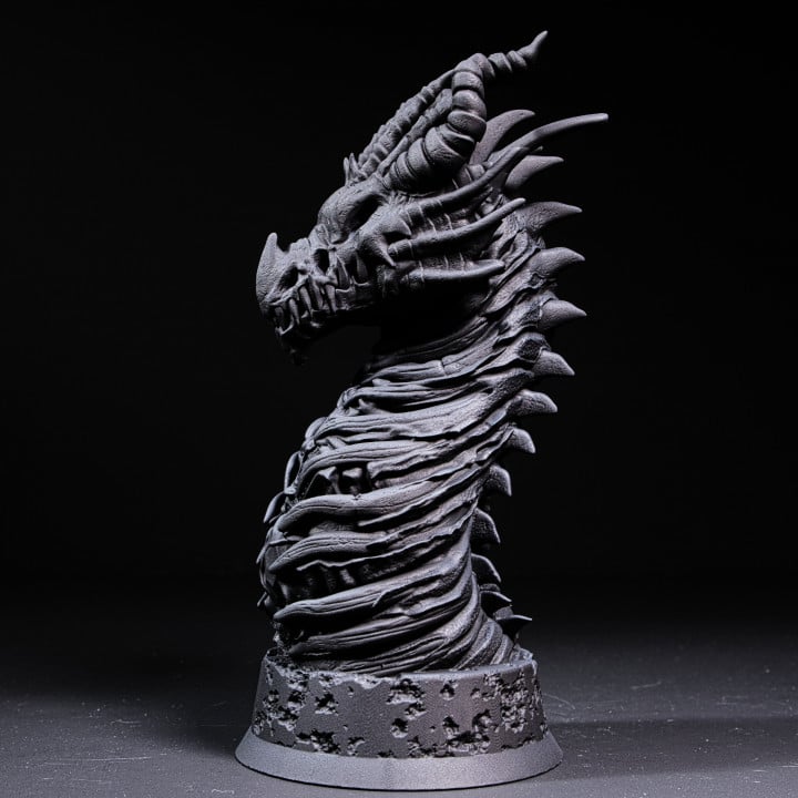 Undead Dragon (Pre-Supported) 3d model