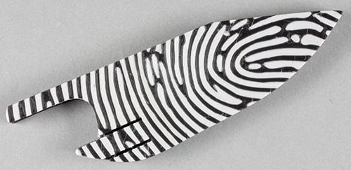 Fingerprint Messerscheide 3d model