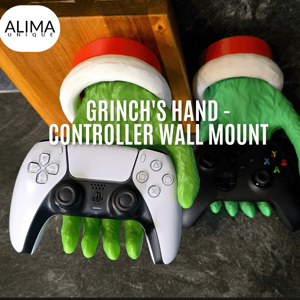 Grinch's Hand - Controller Wall Mount 3d model