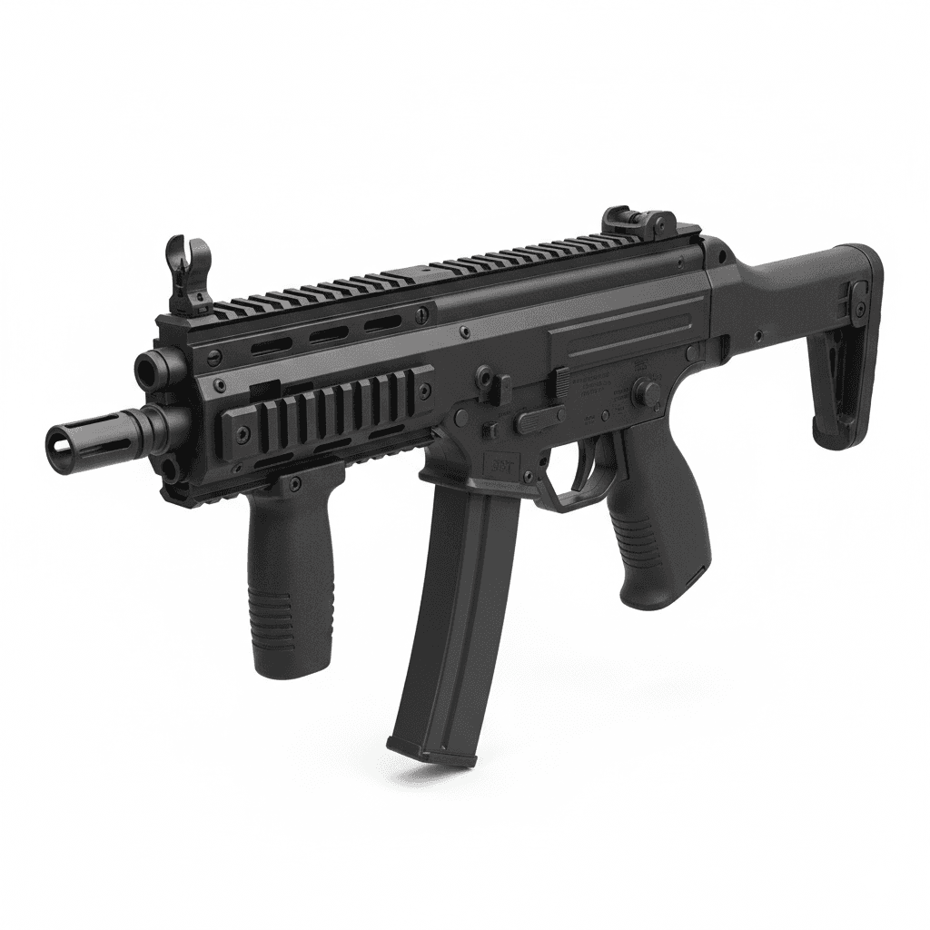 Gun B&T MP9 Personal Defense Weapon 3d model