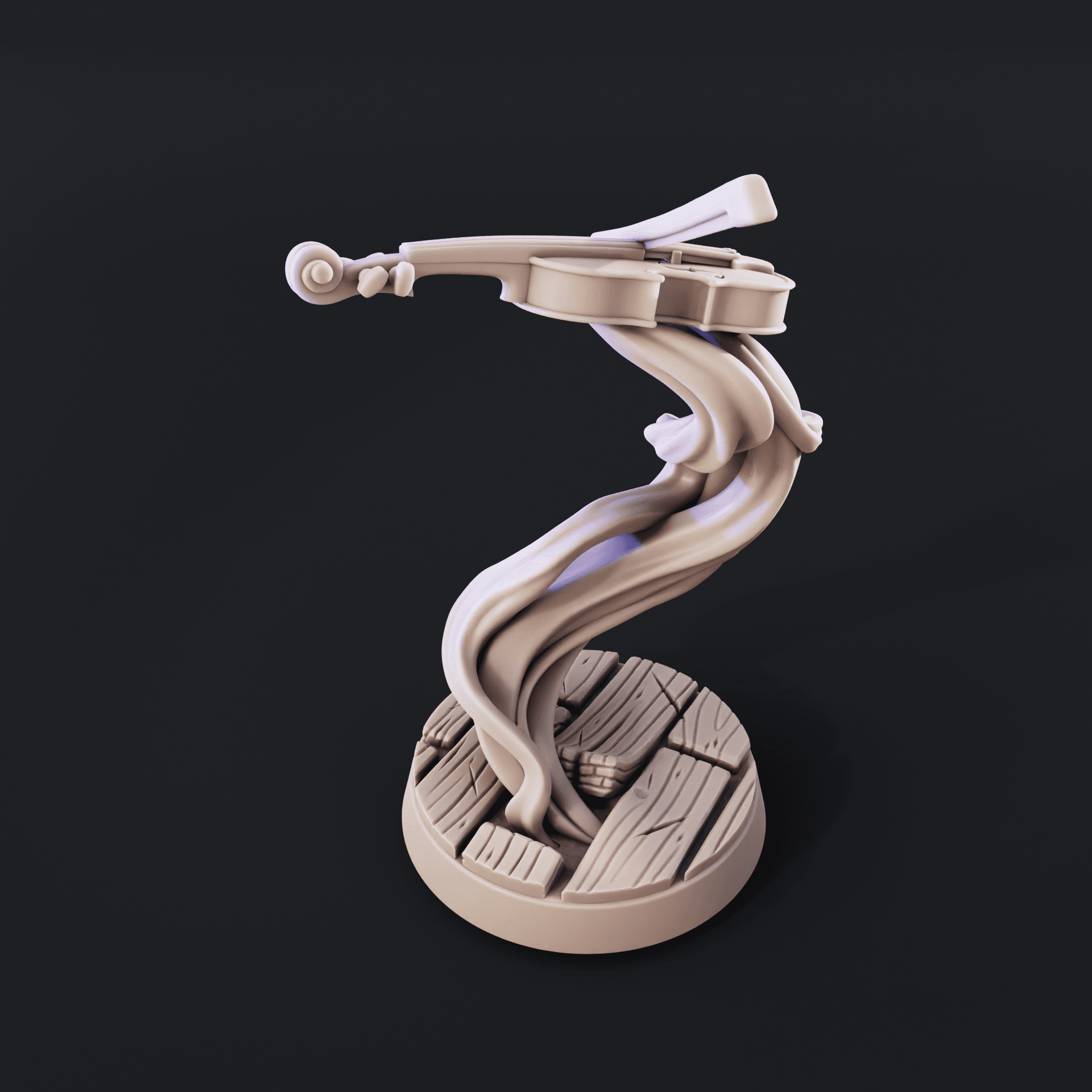 Haunted Violin 3d model