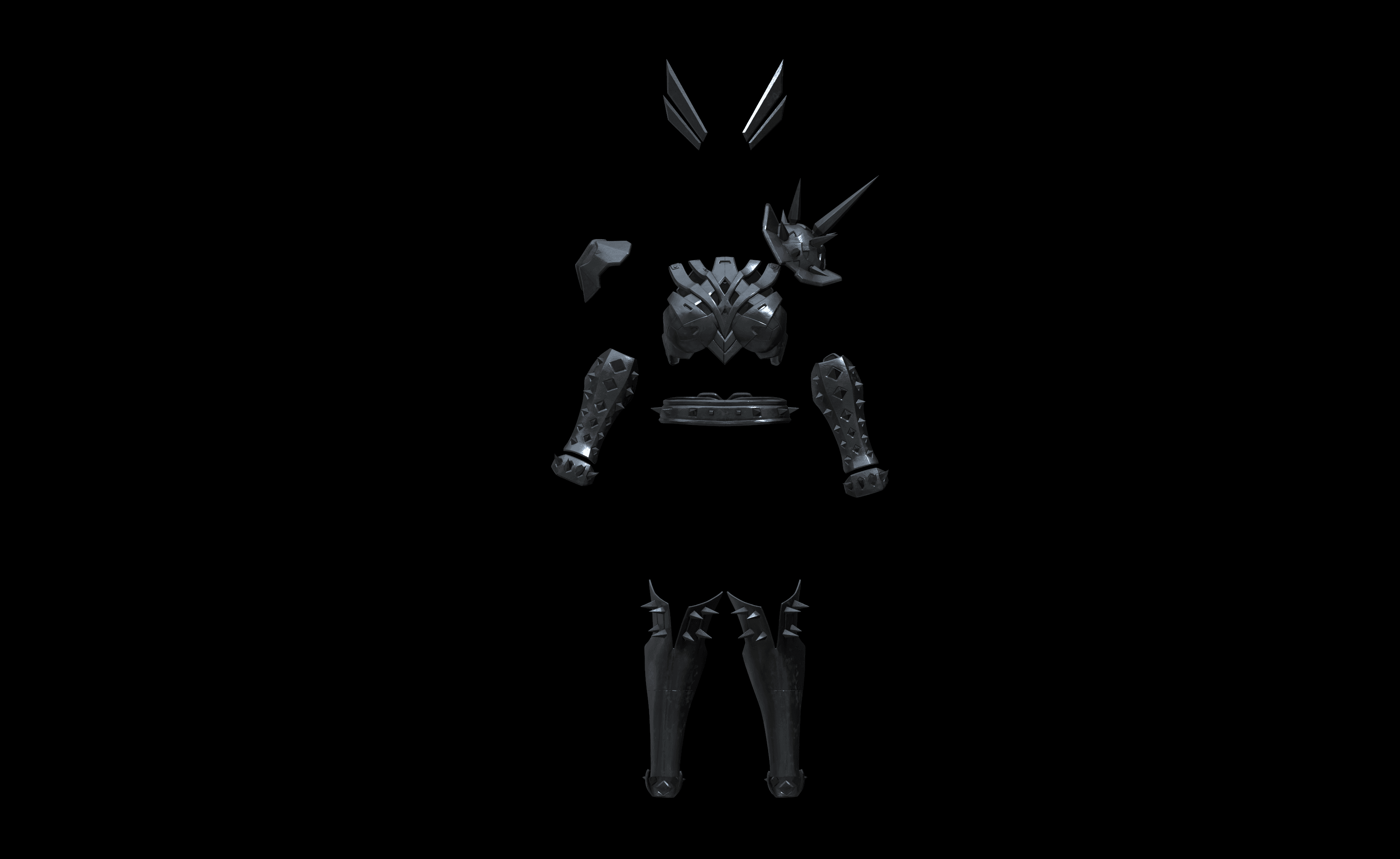 Magik Marvel Rivals Full Armor and Sword 3d model