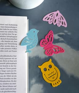 Cute Bookmarks 3d model